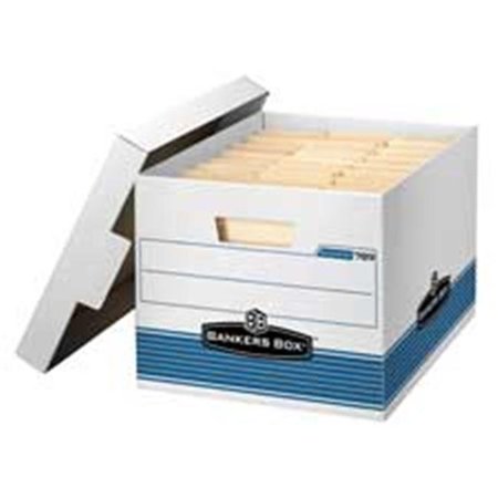 Mfg. Co. FEL00 Quick-Stor Box- 12in.x15-.25in.x10-.25in.- 12-CT- White-Blue - FELLOWES 789